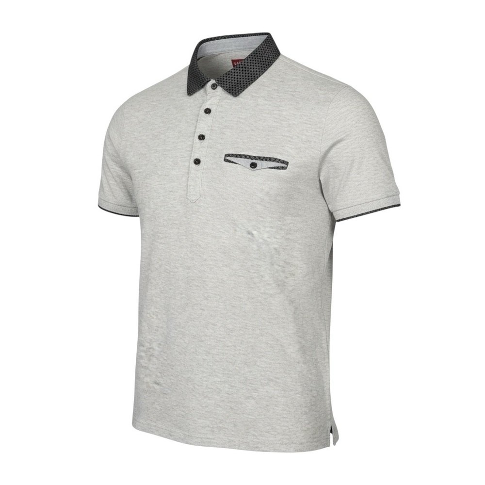 🕶️ Saks Fifth Avenue Trim Fit Polo – Luxe Casual Vibes ⚪ M
